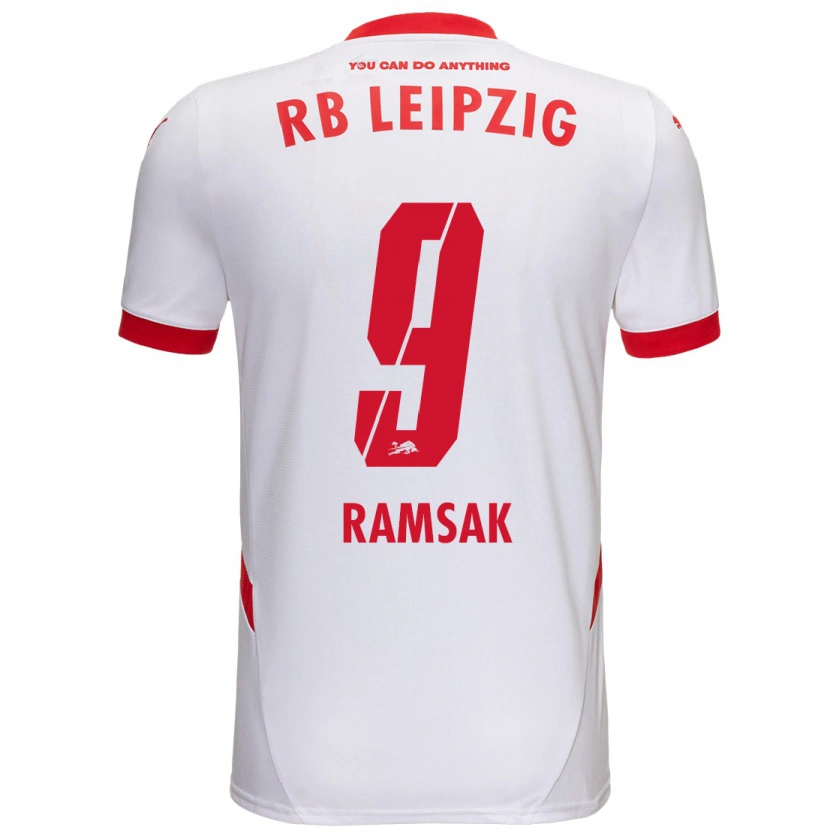 Danxen Kid Robert Ramsak #9 White Red Home Jersey 2024/25 T-Shirt