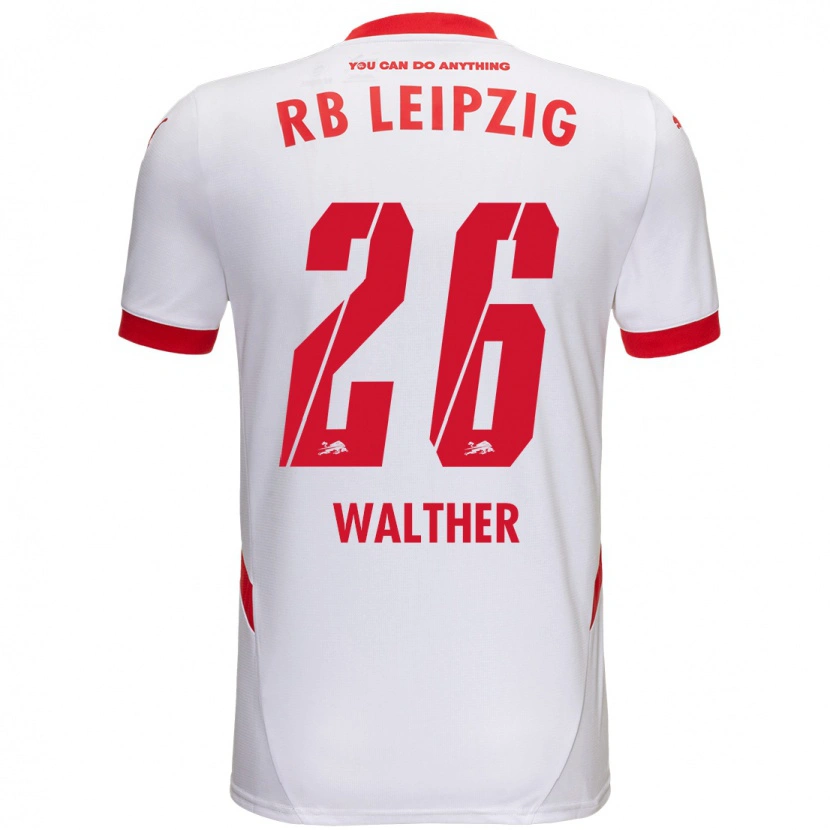 Danxen Kid Mika Walther #26 White Red Home Jersey 2024/25 T-Shirt