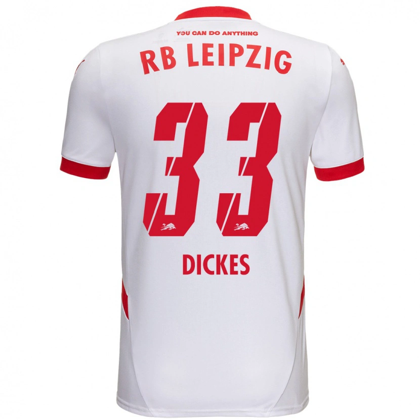 Danxen Kid Fernando Dickes #33 White Red Home Jersey 2024/25 T-Shirt