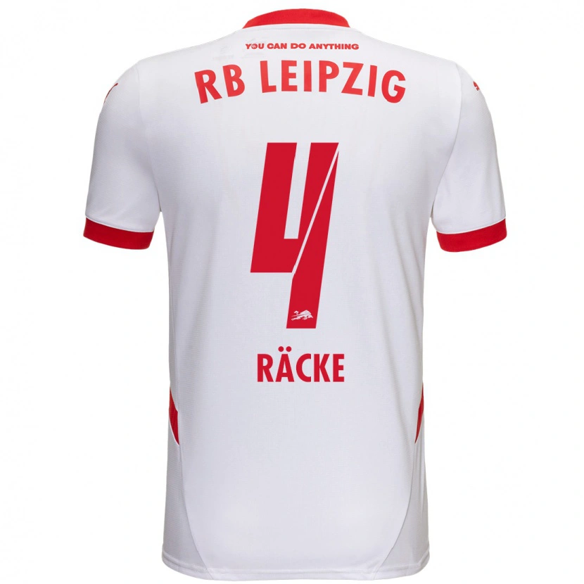 Danxen Kid Nina Räcke #4 White Red Home Jersey 2024/25 T-Shirt