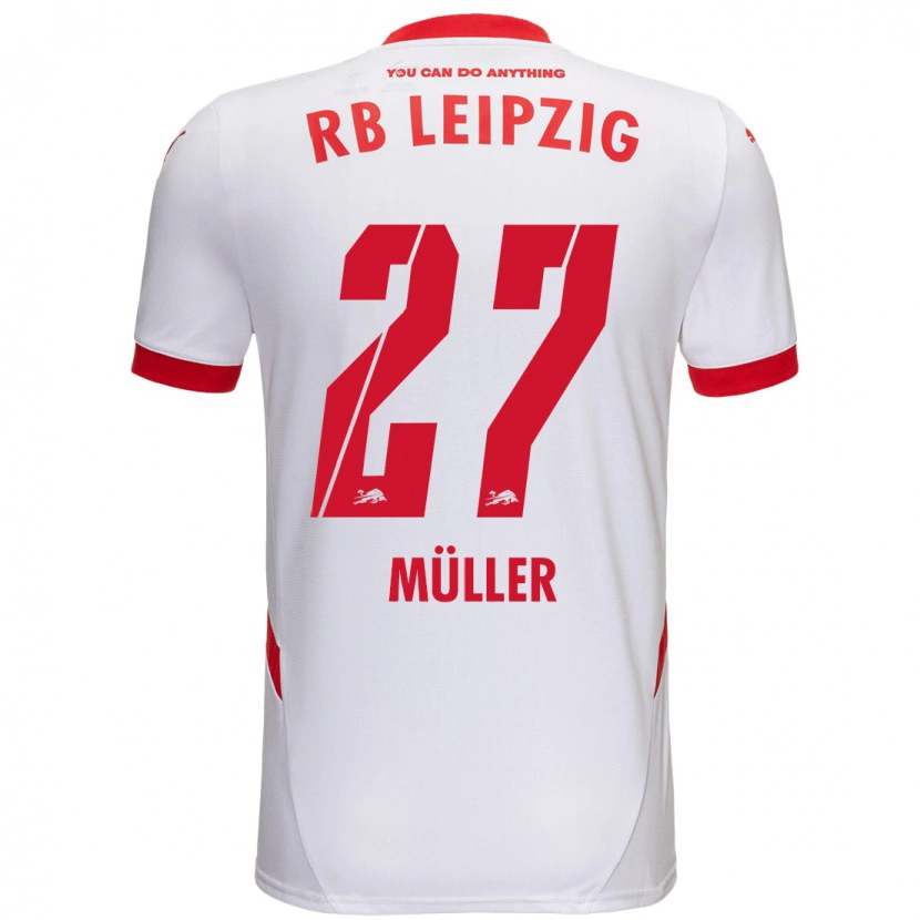 Danxen Kid Marlene Müller #27 White Red Home Jersey 2024/25 T-Shirt