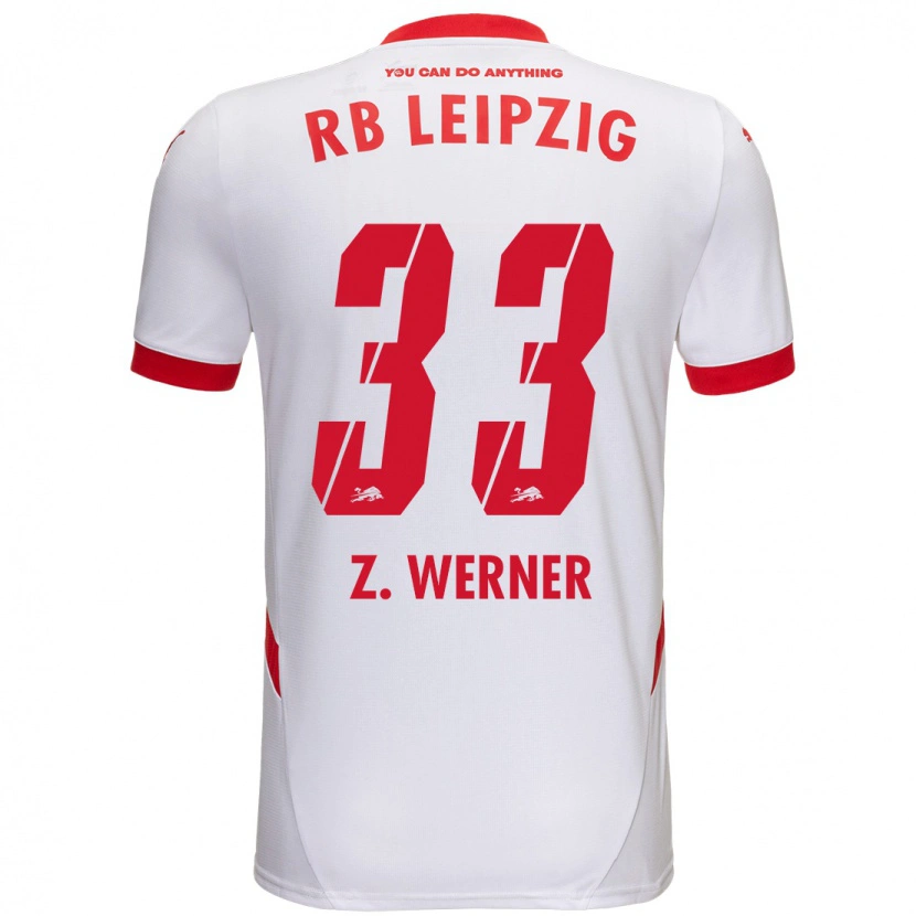 Danxen Kid Zoé Werner #33 White Red Home Jersey 2024/25 T-Shirt