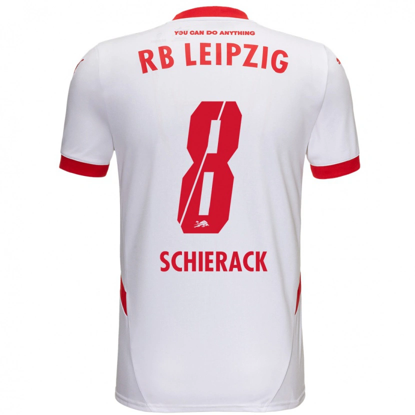 Danxen Kid Simon Schierack #8 White Red Home Jersey 2024/25 T-Shirt