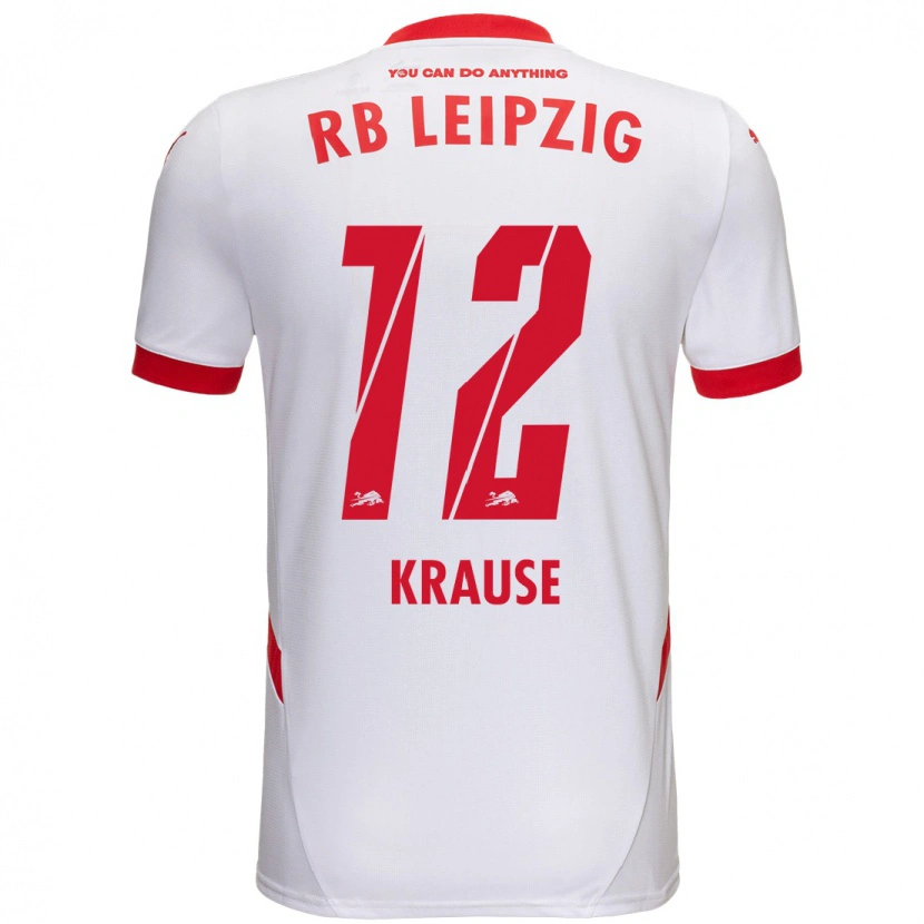 Danxen Kid Arno Krause #12 White Red Home Jersey 2024/25 T-Shirt