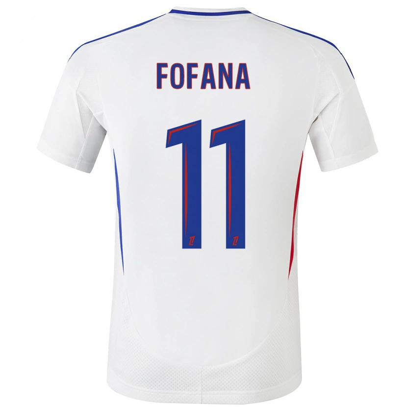 Danxen Kid Malick Fofana #11 White Blue Home Jersey 2024/25 T-Shirt