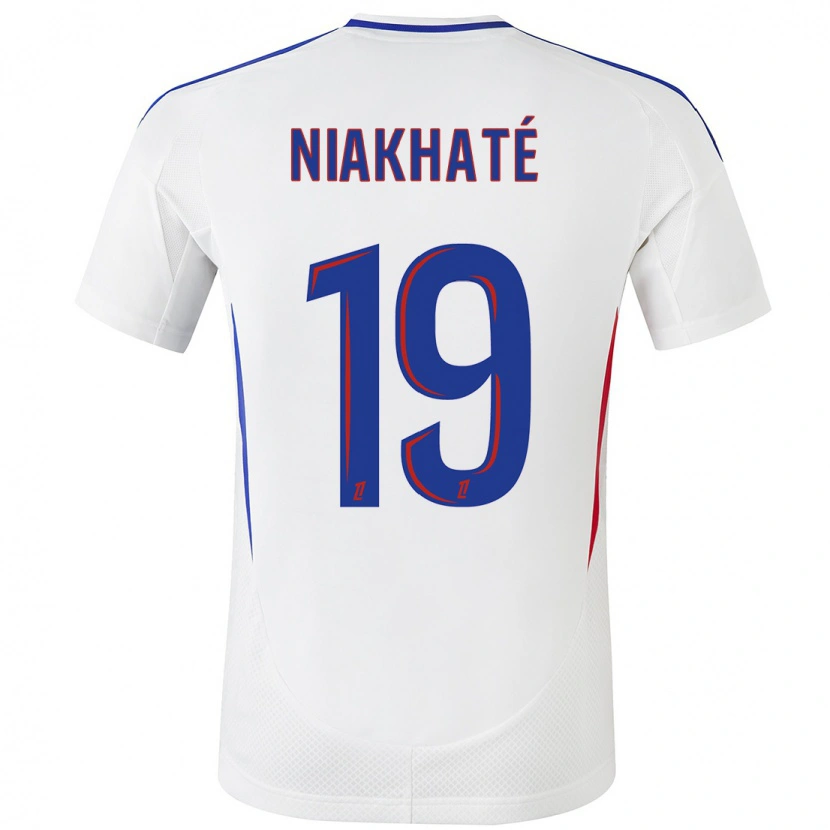 Danxen Kid Moussa Niakhaté #19 White Blue Home Jersey 2024/25 T-Shirt