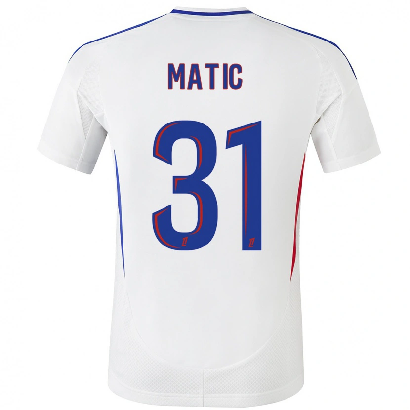 Danxen Kid Nemanja Matic #31 White Blue Home Jersey 2024/25 T-Shirt