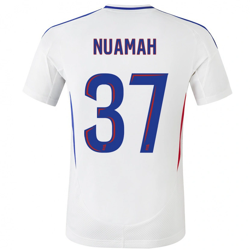 Danxen Kid Ernest Nuamah #37 White Blue Home Jersey 2024/25 T-Shirt