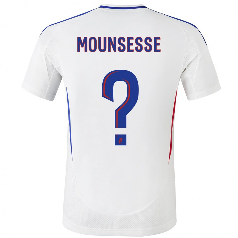 Danxen Kid Jérémy Mounsesse #0 White Blue Home Jersey 2024/25 T-Shirt