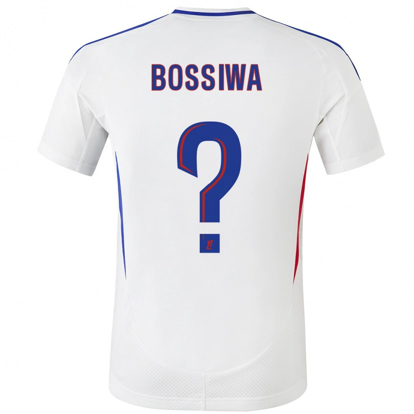 Danxen Kid Samuel Bossiwa #0 White Blue Home Jersey 2024/25 T-Shirt