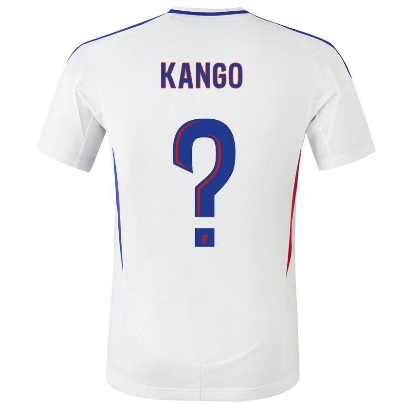 Danxen Kid Steeve Kango #0 White Blue Home Jersey 2024/25 T-Shirt