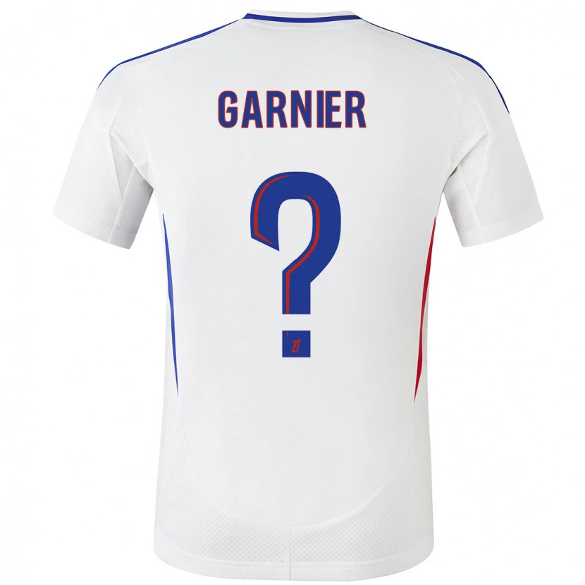 Danxen Kid Erawan Garnier #0 White Blue Home Jersey 2024/25 T-Shirt