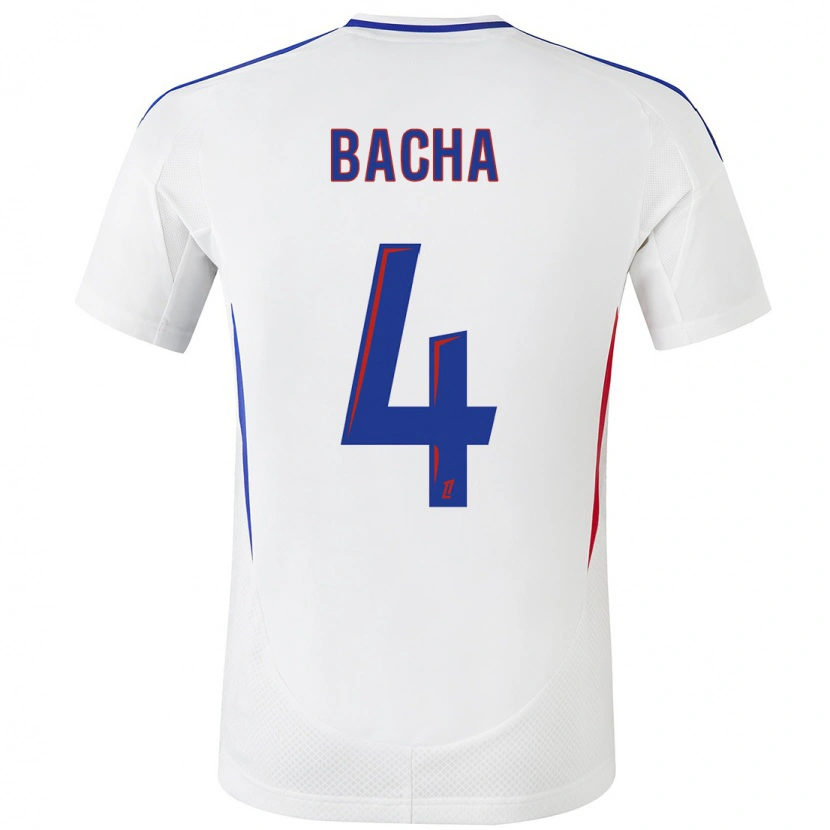 Danxen Kid Selma Bacha #4 White Blue Home Jersey 2024/25 T-Shirt