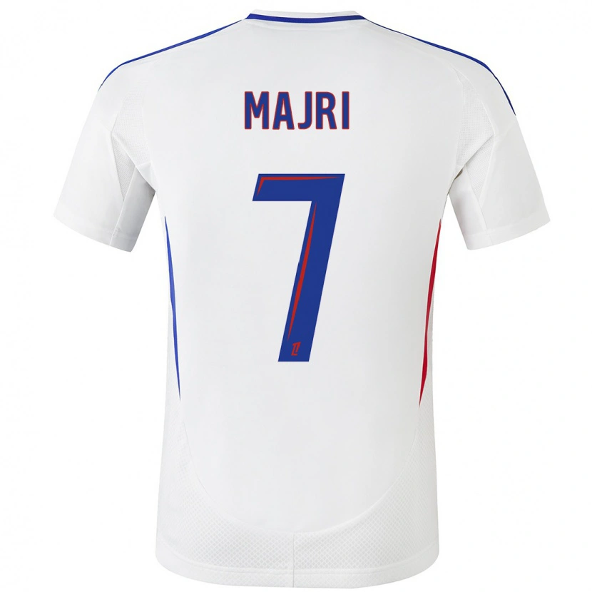 Danxen Kid Amel Majri #7 White Blue Home Jersey 2024/25 T-Shirt