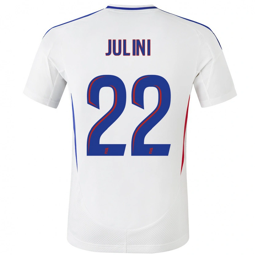 Danxen Kid Sally Julini #22 White Blue Home Jersey 2024/25 T-Shirt