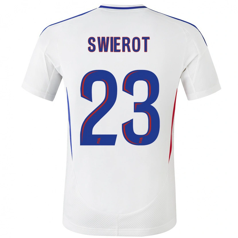 Danxen Kid Julie Swierot #23 White Blue Home Jersey 2024/25 T-Shirt