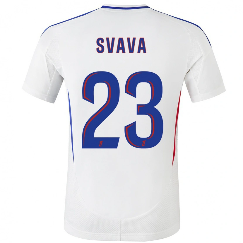 Danxen Kid Sofie Svava #23 White Blue Home Jersey 2024/25 T-Shirt