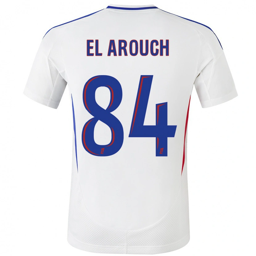 Danxen Kid Mohamed El Arouch #84 White Blue Home Jersey 2024/25 T-Shirt