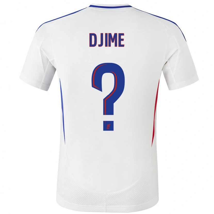 Danxen Kid Ahmed Djime #0 White Blue Home Jersey 2024/25 T-Shirt