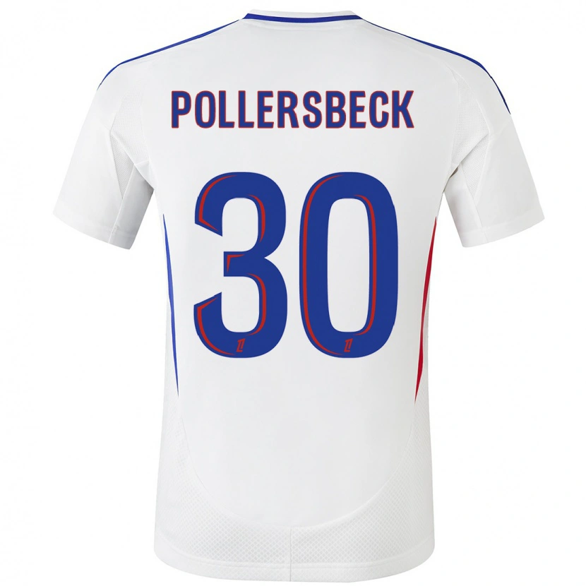 Danxen Kid Julian Pollersbeck #30 White Blue Home Jersey 2024/25 T-Shirt