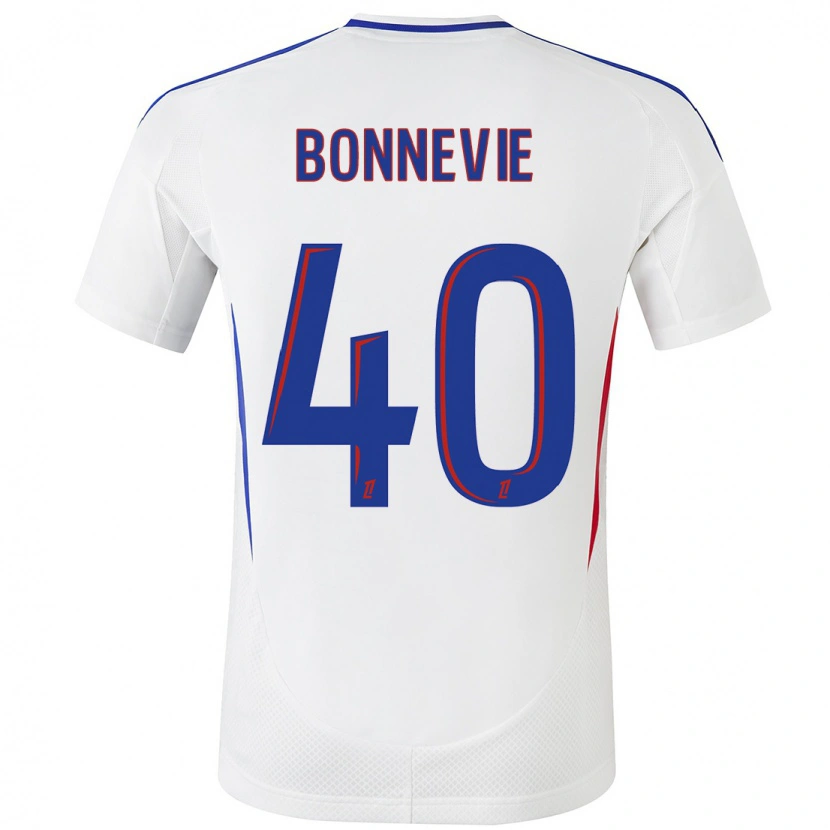 Danxen Kid Kayne Bonnevie #40 White Blue Home Jersey 2024/25 T-Shirt