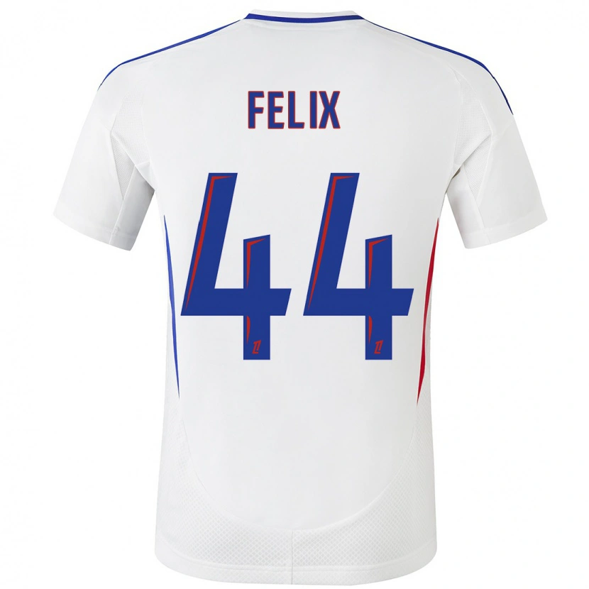 Danxen Kid Marley Felix #44 White Blue Home Jersey 2024/25 T-Shirt