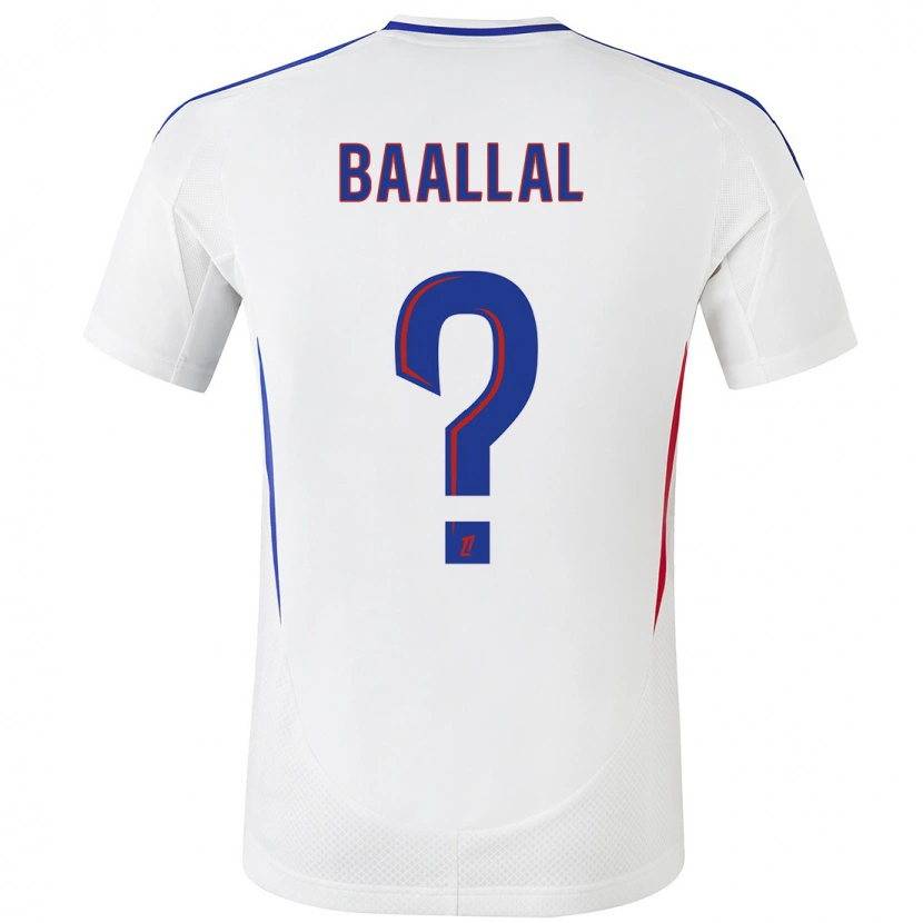 Danxen Kid Abdellah Baallal #0 White Blue Home Jersey 2024/25 T-Shirt