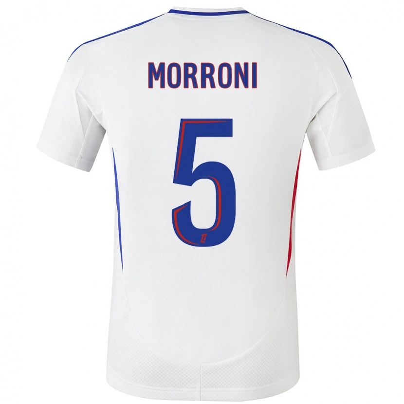 Danxen Kid Perle Morroni #5 White Blue Home Jersey 2024/25 T-Shirt