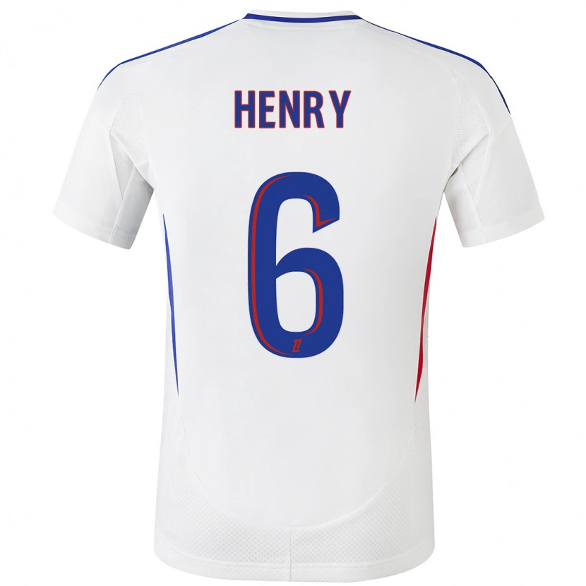 Danxen Kid Amandine Henry #6 White Blue Home Jersey 2024/25 T-Shirt