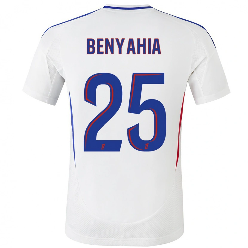 Danxen Kid Ines Benyahia #25 White Blue Home Jersey 2024/25 T-Shirt