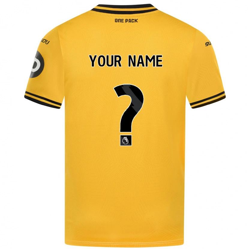 Danxen Kid Your Name #0 Yellow Home Jersey 2024/25 T-Shirt