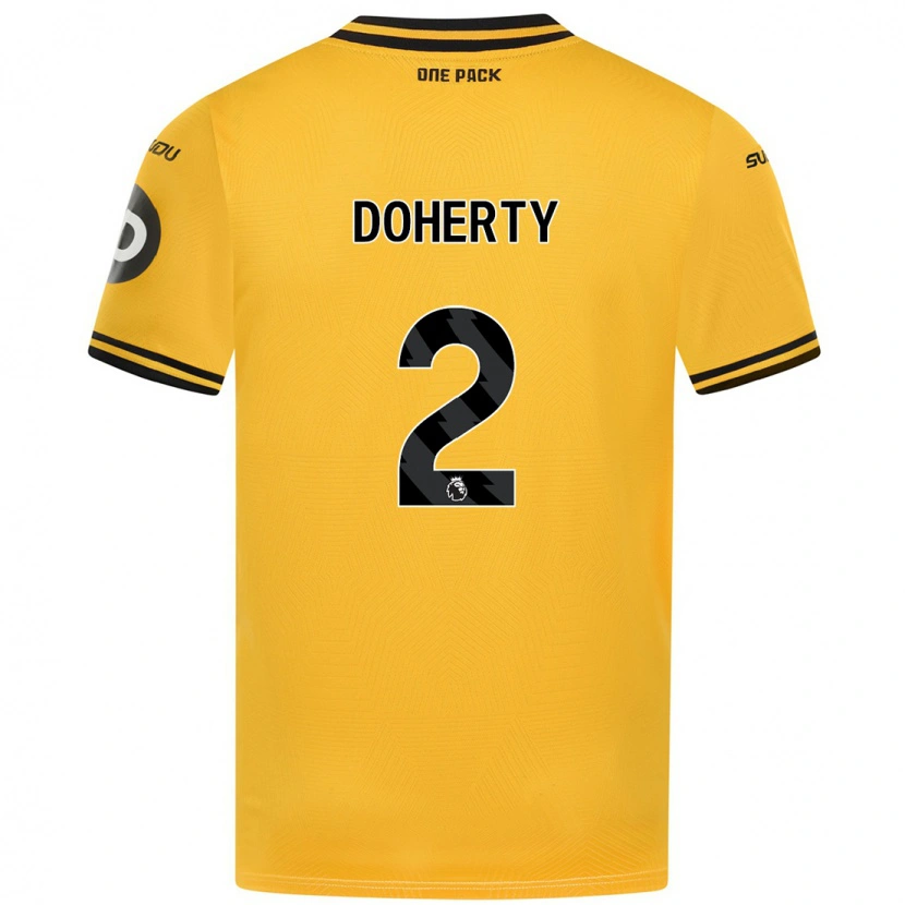 Danxen Kid Matt Doherty #2 Yellow Home Jersey 2024/25 T-Shirt