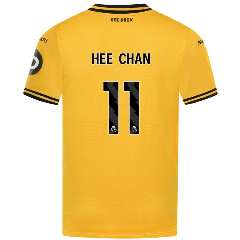 Danxen Kid Hee-Chan Hwang #11 Yellow Home Jersey 2024/25 T-Shirt