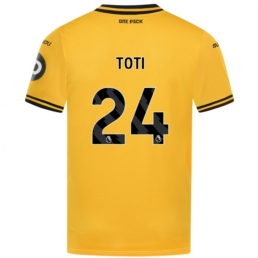 Danxen Kid Toti #24 Yellow Home Jersey 2024/25 T-Shirt