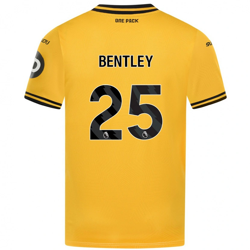 Danxen Kid Daniel Bentley #25 Yellow Home Jersey 2024/25 T-Shirt