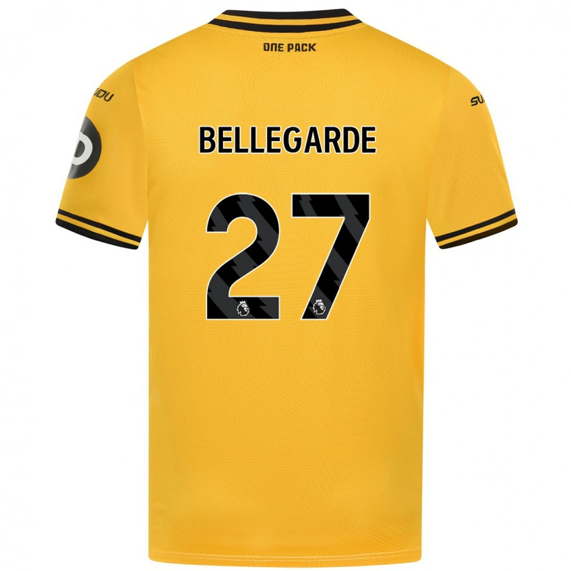 Danxen Kid Jean-Ricner Bellegarde #27 Yellow Home Jersey 2024/25 T-Shirt