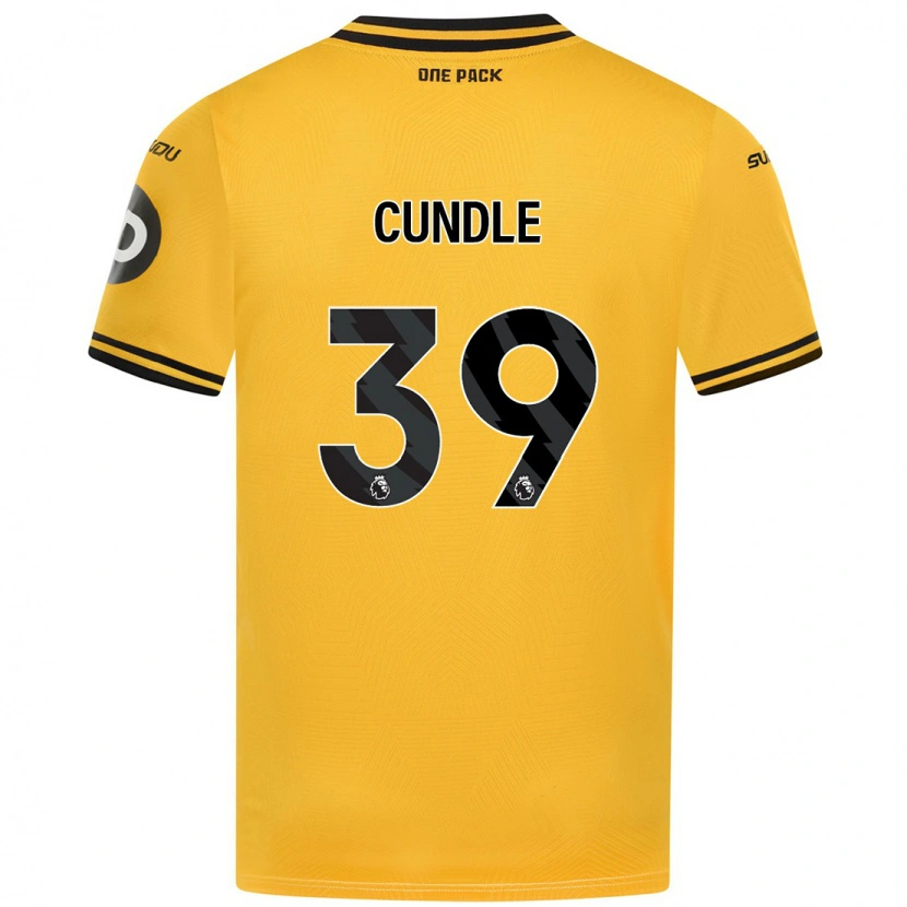 Danxen Kid Luke Cundle #39 Yellow Home Jersey 2024/25 T-Shirt