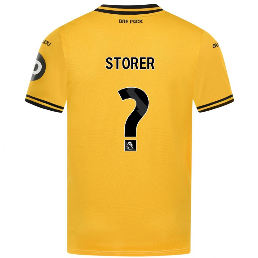 Danxen Kid James Storer #0 Yellow Home Jersey 2024/25 T-Shirt