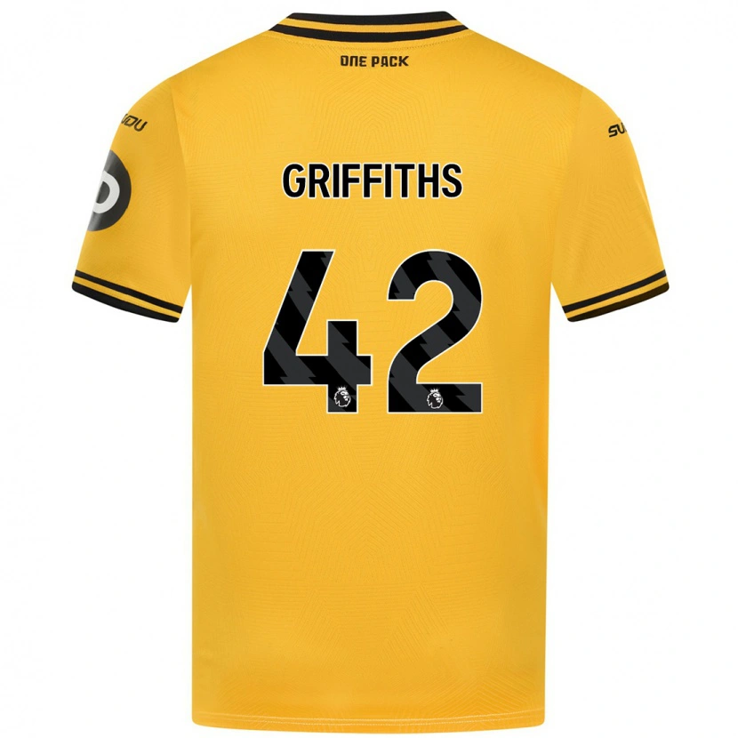 Danxen Kid Harvey Griffiths #42 Yellow Home Jersey 2024/25 T-Shirt