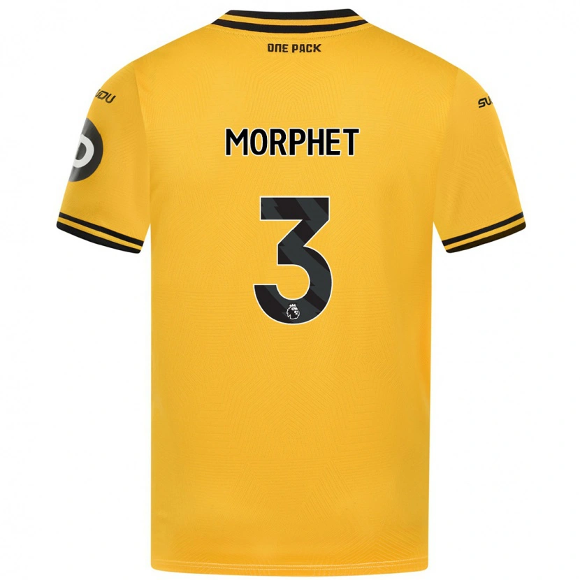 Danxen Kid Anna Morphet #3 Yellow Home Jersey 2024/25 T-Shirt