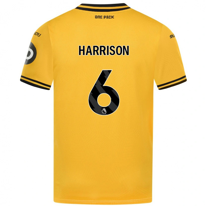 Danxen Kid Lexie Harrison #6 Yellow Home Jersey 2024/25 T-Shirt