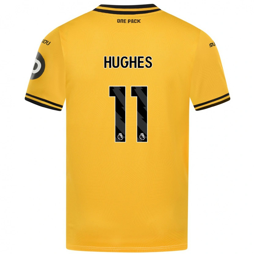 Danxen Kid Amber Hughes #11 Yellow Home Jersey 2024/25 T-Shirt