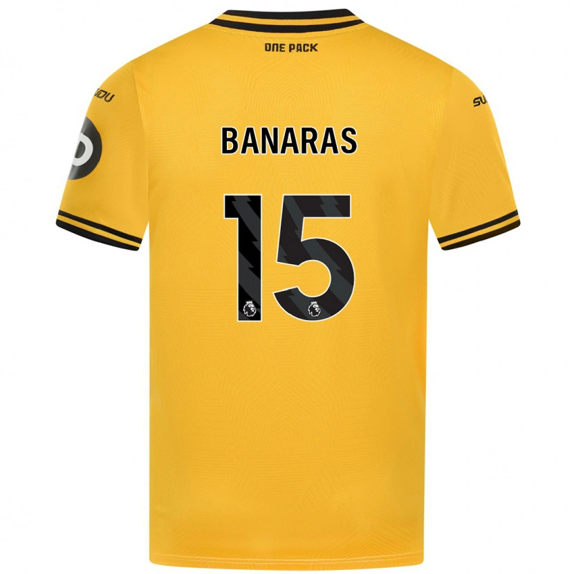 Danxen Kid Layla Banaras #15 Yellow Home Jersey 2024/25 T-Shirt