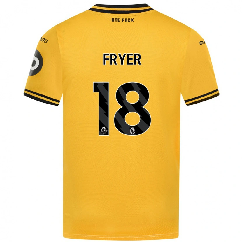 Danxen Kid Hannah Fryer #18 Yellow Home Jersey 2024/25 T-Shirt