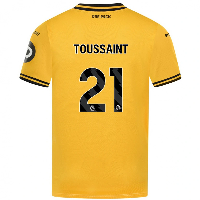 Danxen Kid Destiney Toussaint #21 Yellow Home Jersey 2024/25 T-Shirt