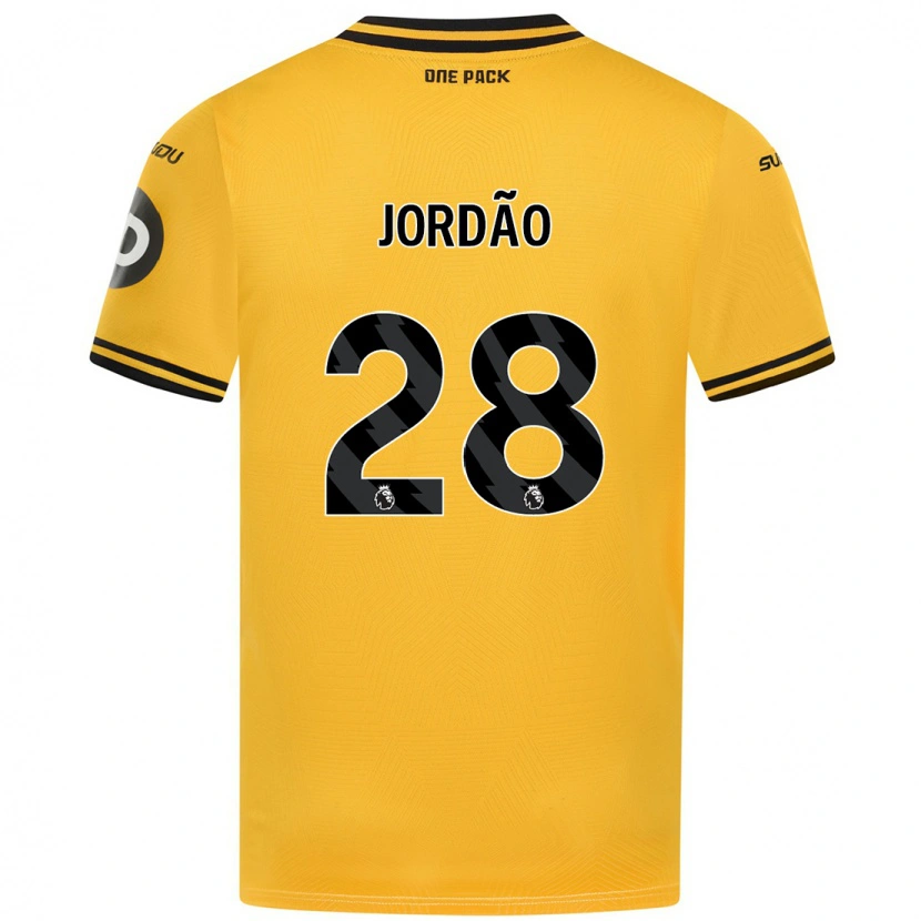 Danxen Kid Bruno Jordão #28 Yellow Home Jersey 2024/25 T-Shirt