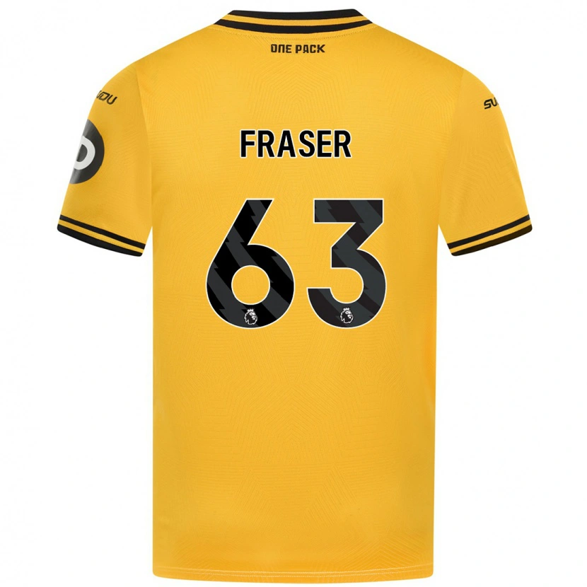 Danxen Kid Nathan Fraser #63 Yellow Home Jersey 2024/25 T-Shirt