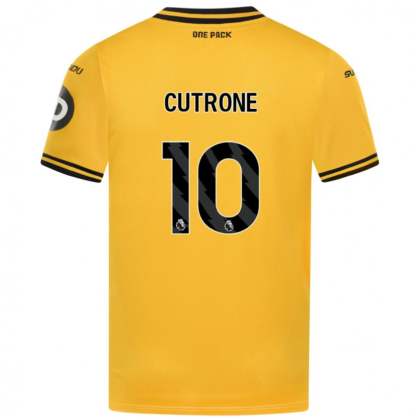 Danxen Kid Patrick Cutrone #10 Yellow Home Jersey 2024/25 T-Shirt