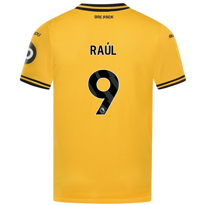 Danxen Kid Raul Jimenez #9 Yellow Home Jersey 2024/25 T-Shirt