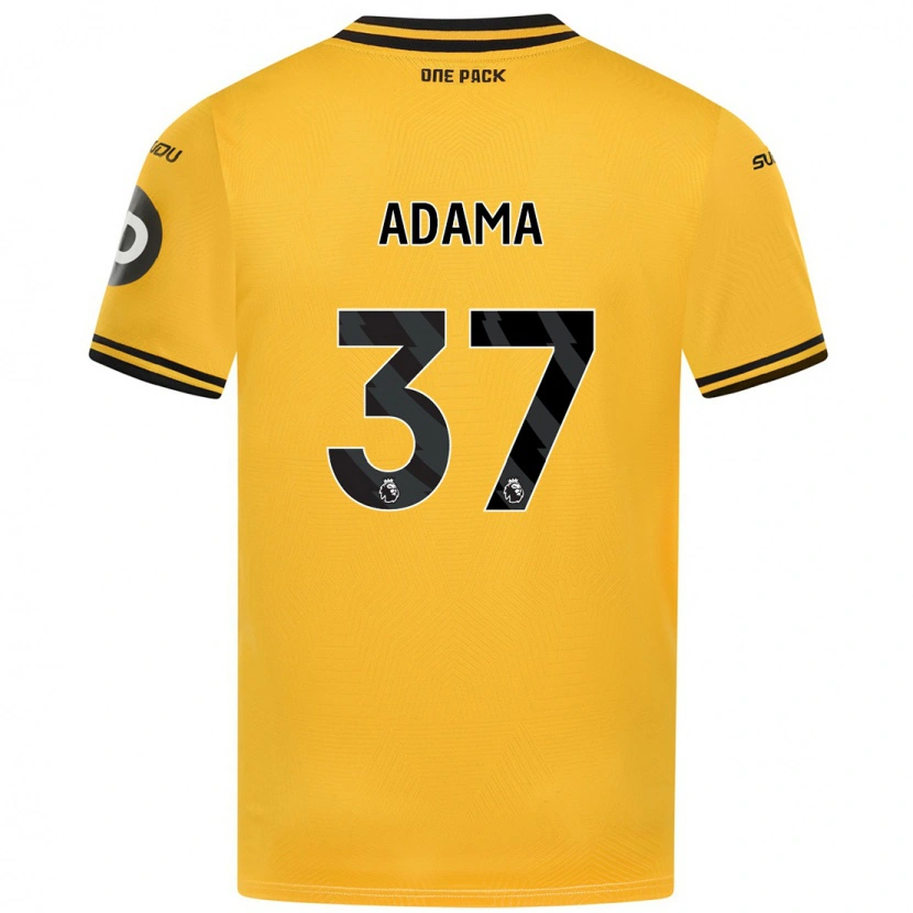 Danxen Kid Adama Traore #37 Yellow Home Jersey 2024/25 T-Shirt